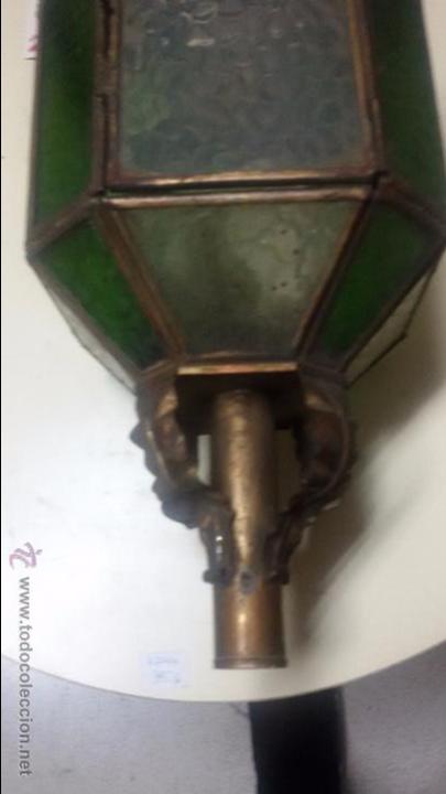 Antig&uuml;edades: FAROL DE PROCESI&Oacute;N DE 40 CM DE ALTURA - Foto 2