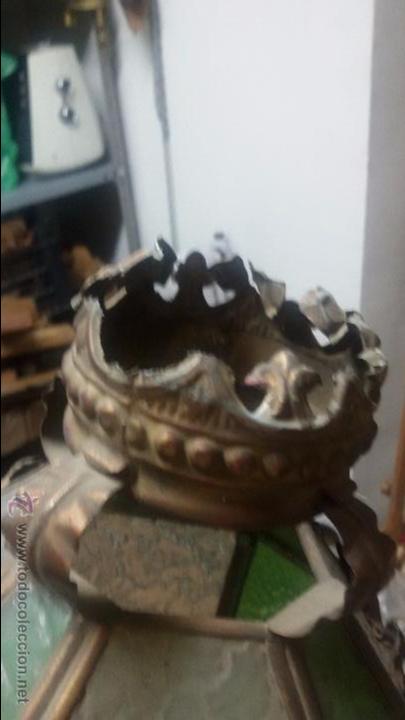 Antig&uuml;edades: FAROL DE PROCESI&Oacute;N DE 40 CM DE ALTURA - Foto 5