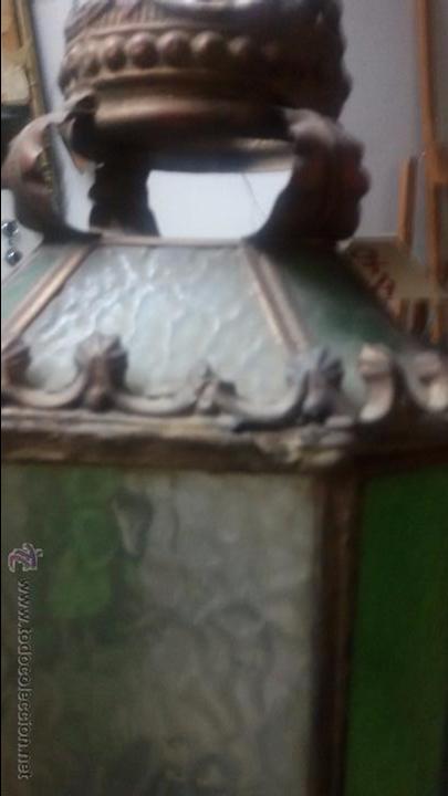 Antig&uuml;edades: FAROL DE PROCESI&Oacute;N DE 40 CM DE ALTURA - Foto 7