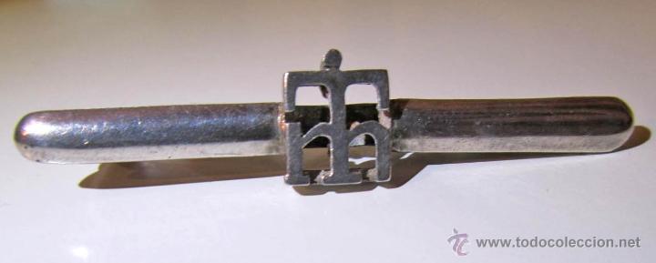 Antig&uuml;edades: Alfiler de corbata de plata TM - Foto 5