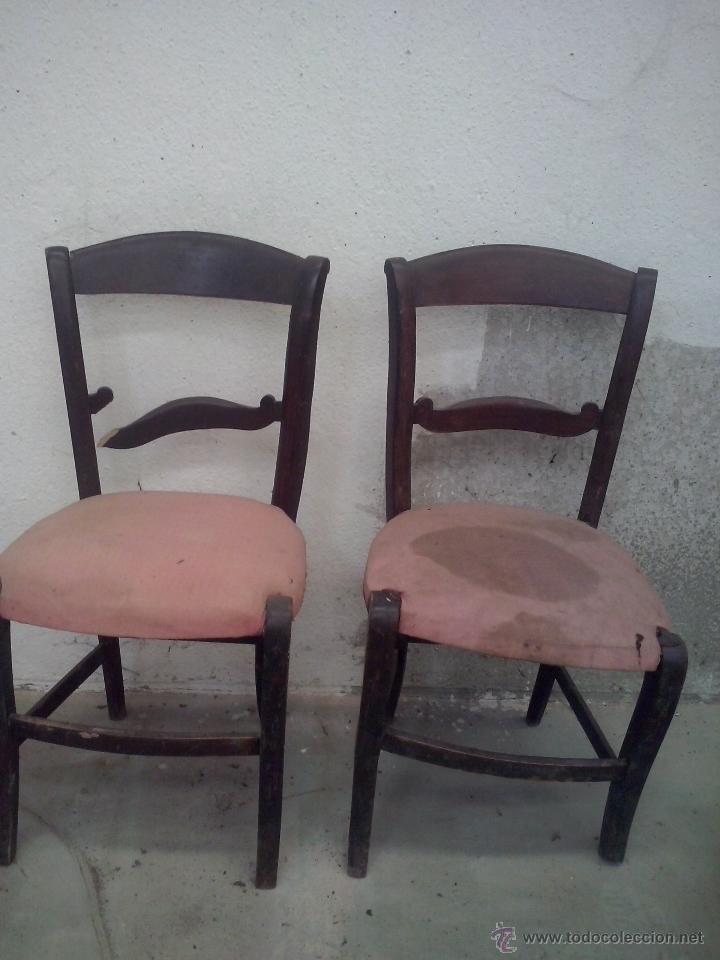 Antig&uuml;edades: PAREJA DE SILLAS ISABELINAS. - Foto 2