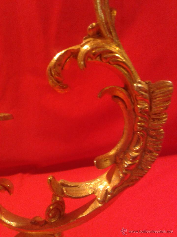 Antig&uuml;edades: Candelabro de 4 brazos - Foto 4