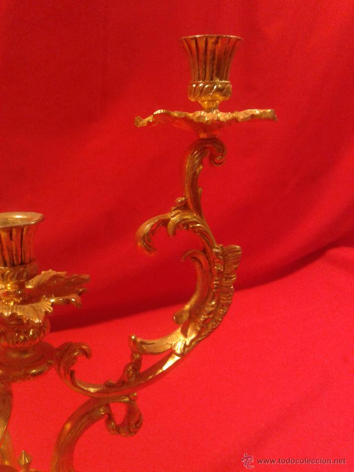 Antig&uuml;edades: Candelabro de 4 brazos - Foto 5