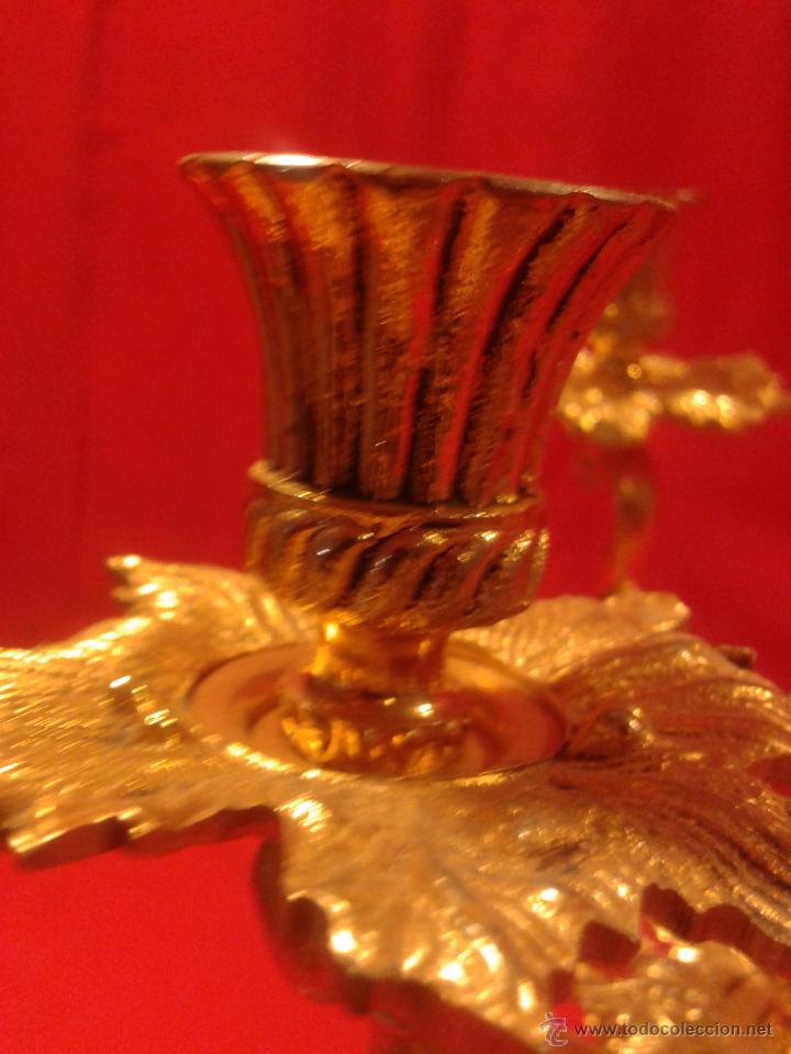 Antig&uuml;edades: Candelabro de 4 brazos - Foto 7
