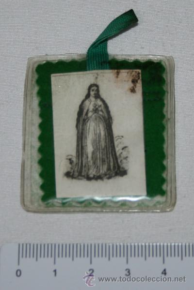 Antig&uuml;edades: ESCAPULARIO SAGRADO CORAZON DE MARIA - Foto 1