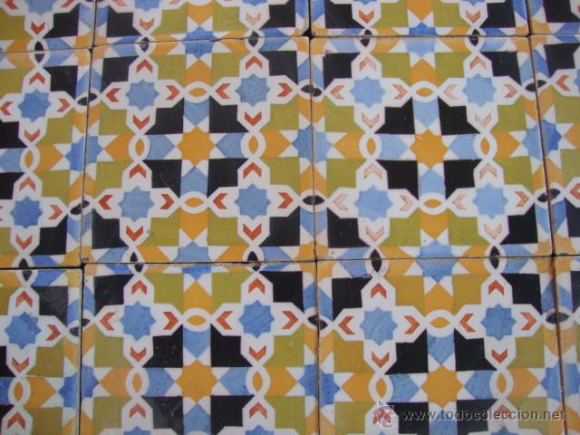 Antig&uuml;edades: lote de azulejos siglo XIX - Foto 2