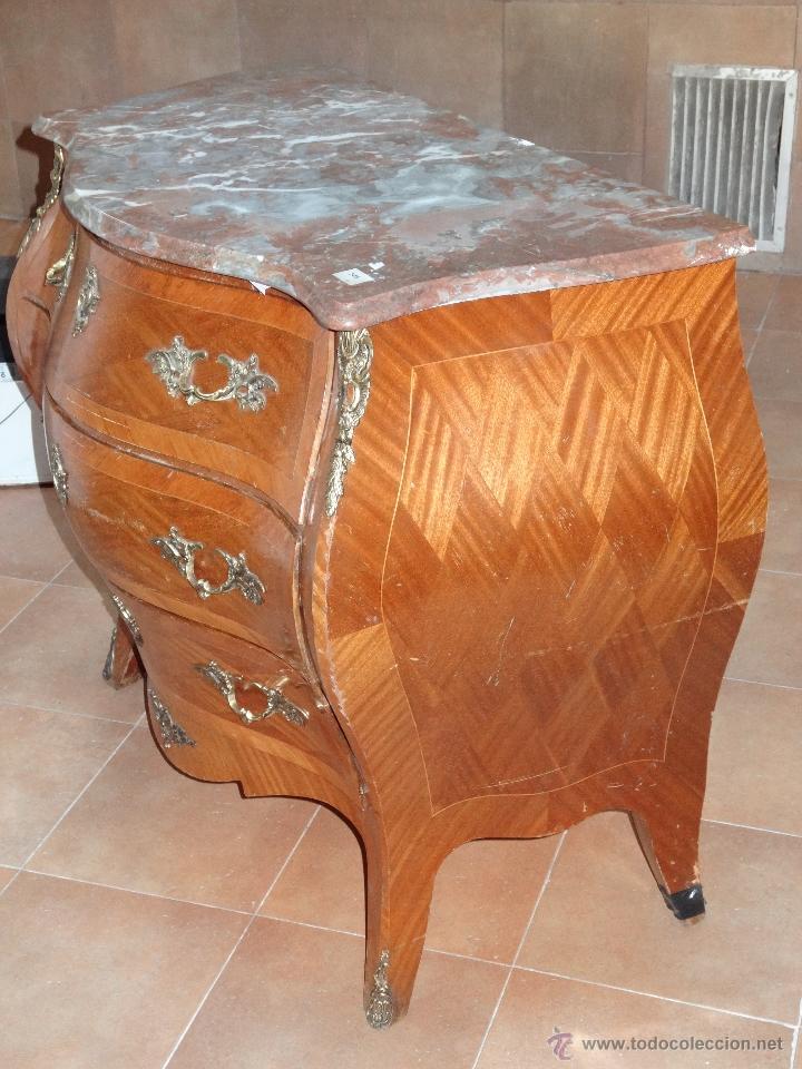 Antig&uuml;edades: C&oacute;moda Bombe de tres cajones - Foto 2