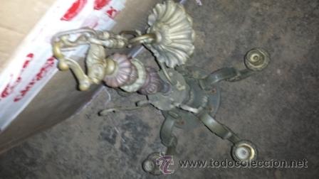 Antig&uuml;edades: LAMPARA BRONCE - Foto 5