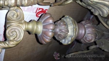 Antig&uuml;edades: LAMPARA BRONCE - Foto 6