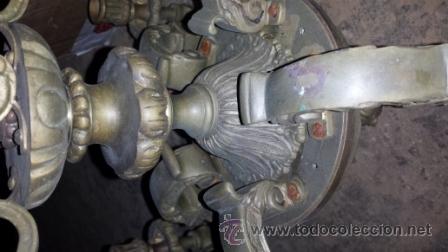 Antig&uuml;edades: LAMPARA BRONCE - Foto 8