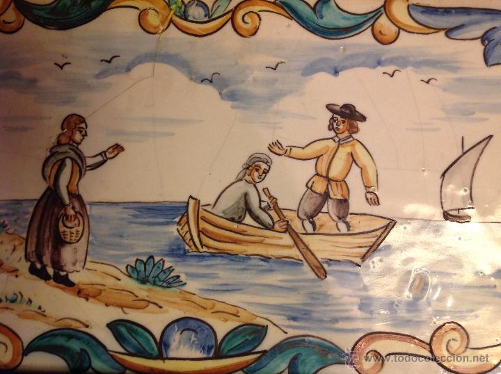 Antig&uuml;edades: gran azulejo de manises - Foto 3