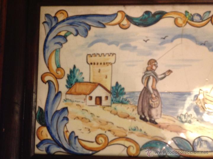Antig&uuml;edades: gran azulejo de manises - Foto 7