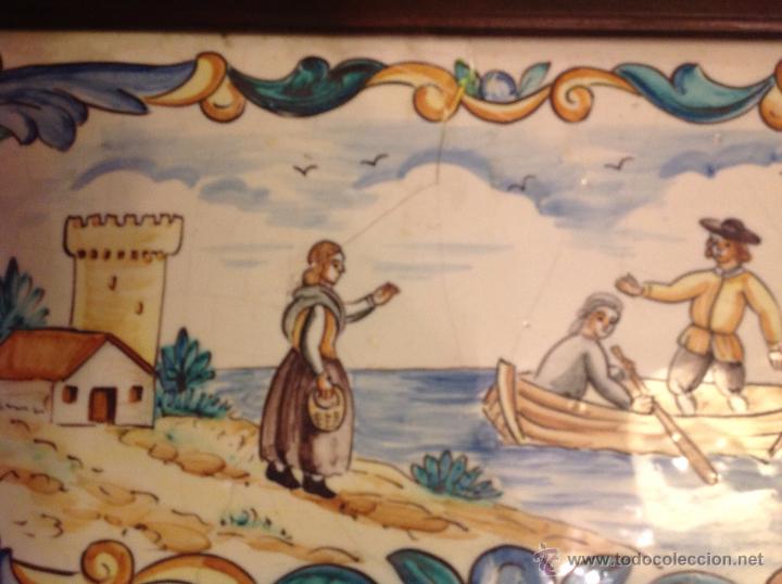 Antig&uuml;edades: gran azulejo de manises - Foto 9