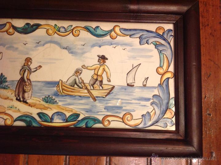 Antig&uuml;edades: gran azulejo de manises - Foto 10