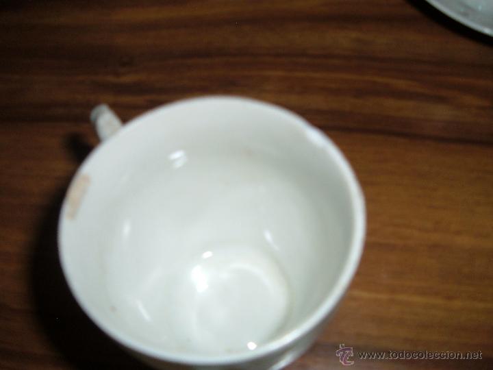 Antig&uuml;edades: 5 tazas antiguas nacaradas - Foto 3