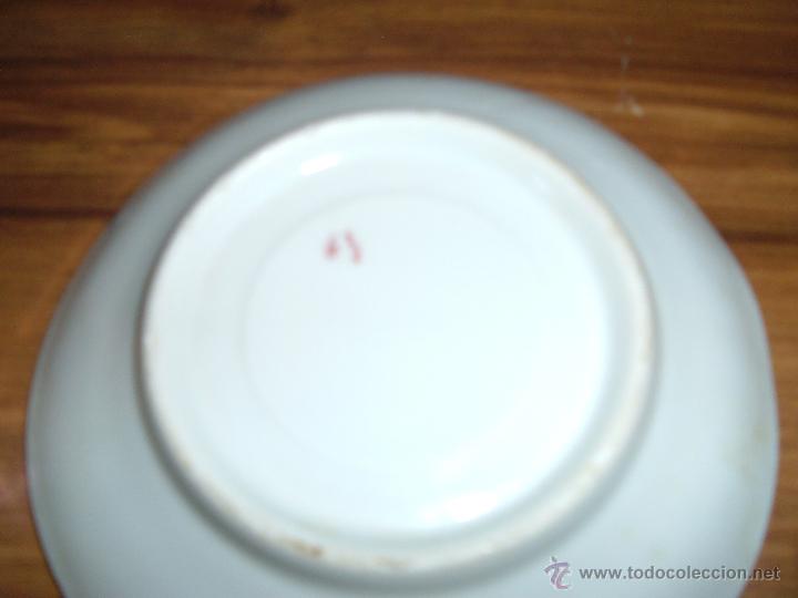 Antig&uuml;edades: 5 tazas antiguas nacaradas - Foto 5