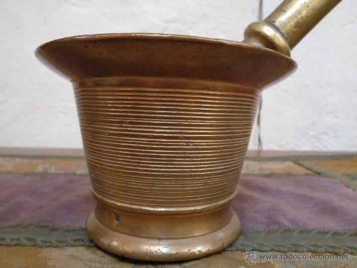 Antig&uuml;edades: ALMIREZ FARMACIA BRONCE S XIX - Foto 1