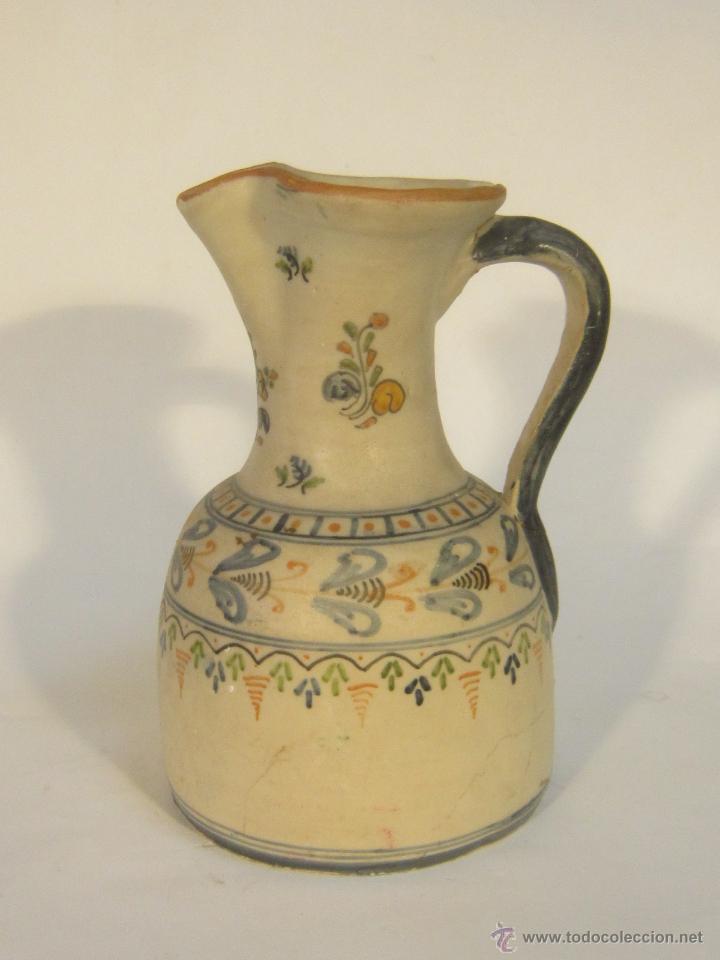 Antig&uuml;edades: jarra en ceramica de talavera - Foto 1