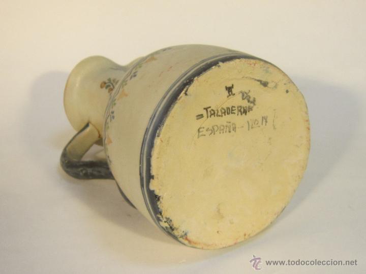 Antig&uuml;edades: jarra en ceramica de talavera - Foto 3