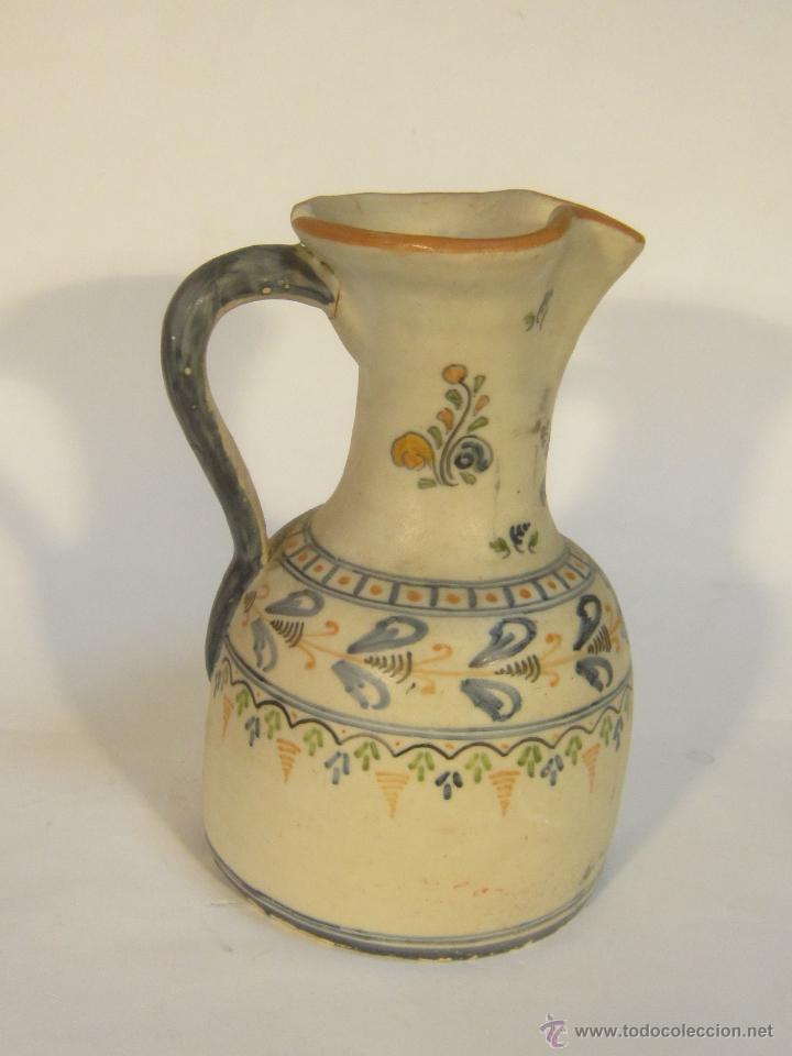 Antig&uuml;edades: jarra en ceramica de talavera - Foto 5