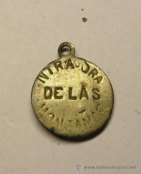 Antig&uuml;edades: Medalla religiosa, N&ordf; S&ordf; de las Monta&ntilde;as. - Foto 2