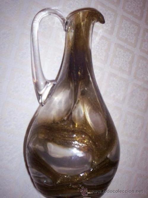 Antig&uuml;edades: Antigua jarra de cristal - Foto 5