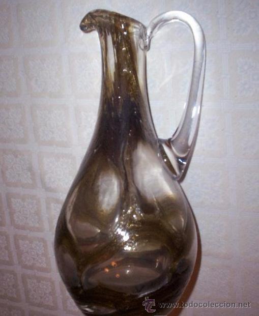 Antig&uuml;edades: Antigua jarra de cristal - Foto 7