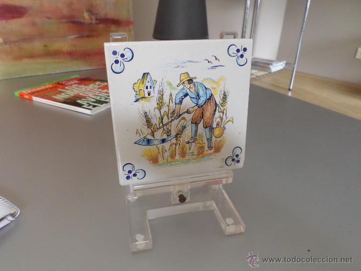 Antig&uuml;edades: AZULEJO SEGADOR - Foto 2