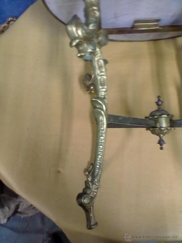 Antig&uuml;edades: MESA BRONCE ENCIMERA MARMOL - Foto 6