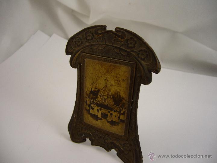 Antig&uuml;edades: cuadro de chapa religiosas muy antiguo - Foto 1
