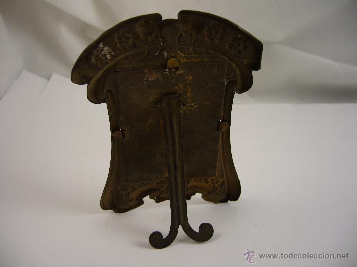 Antig&uuml;edades: cuadro de chapa religiosas muy antiguo - Foto 7
