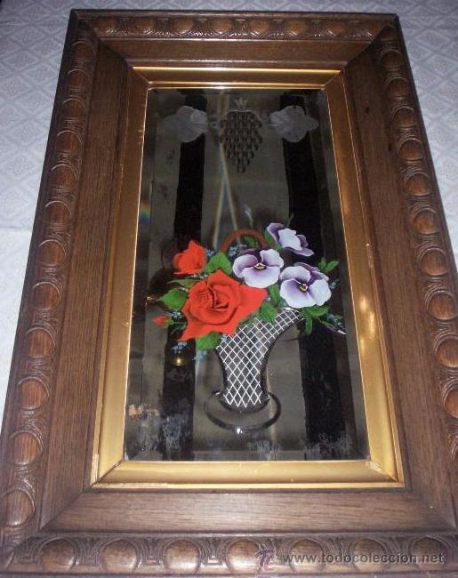 Antig&uuml;edades: Antiguo espejo modernista - Foto 2