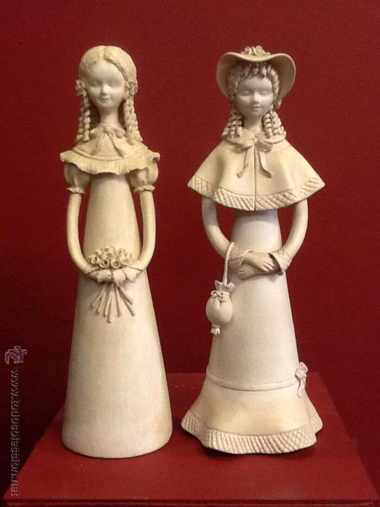 Antig&uuml;edades: Liquidacion Mu&ntilde;ecas modeladas en pasta de Papier - Foto 1