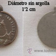 Antigüedades: MEDALLA ANTIGUA VIRGEN DE LOS LLANOS PLATA. Lote 49307864