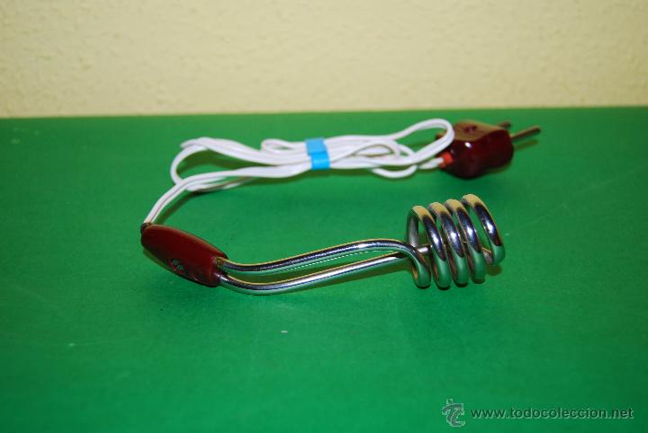 Antiquit&eacute;s: ANTIGUO CALENTADOR EL&Eacute;CTRICO PARA AGUA - BAQUELITA - A&Ntilde;OS 40