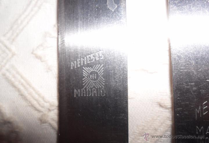 Antig&uuml;edades: Cubiertos de colecci&oacute;n . 3 cuchillos de Meneses - Foto 6