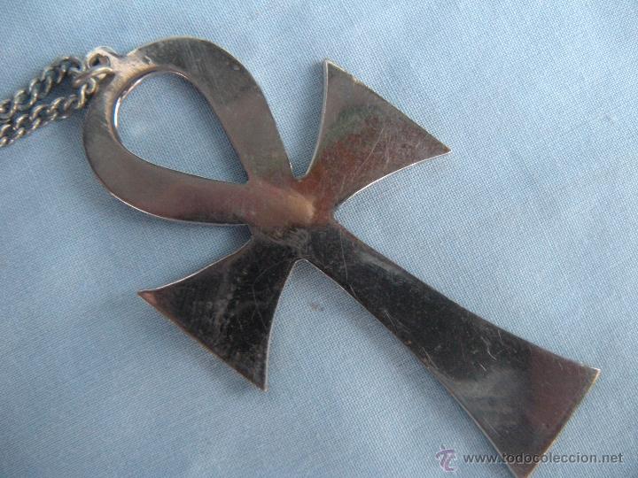 Antig&uuml;edades: CRUZ EGIPCIA CON CADENA - Foto 1