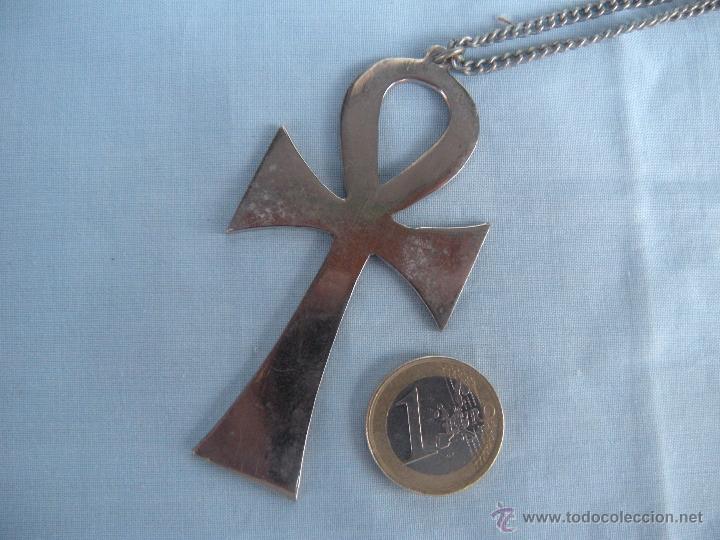 Antig&uuml;edades: CRUZ EGIPCIA CON CADENA - Foto 5