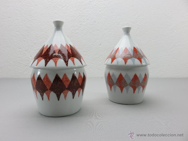 Antig&uuml;edades: botes de porcelana Castro Sargadelos - Foto 1
