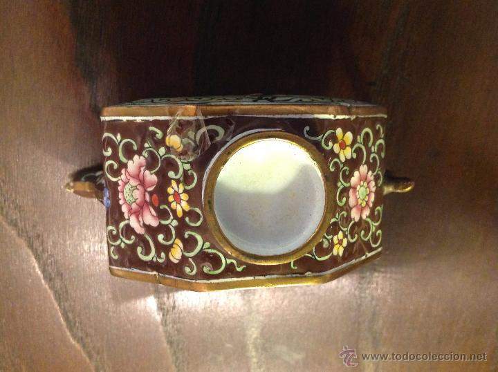 Antig&uuml;edades: tetera en esmalte cloisonne - Foto 12
