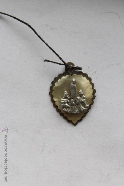 Antig&uuml;edades: M- 340. MEDALLA DE LA VIRGEN DE FATIMA. - Foto 1