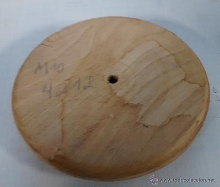 Antig&uuml;edades: Peana de madera de roble 11 cm - Foto 1