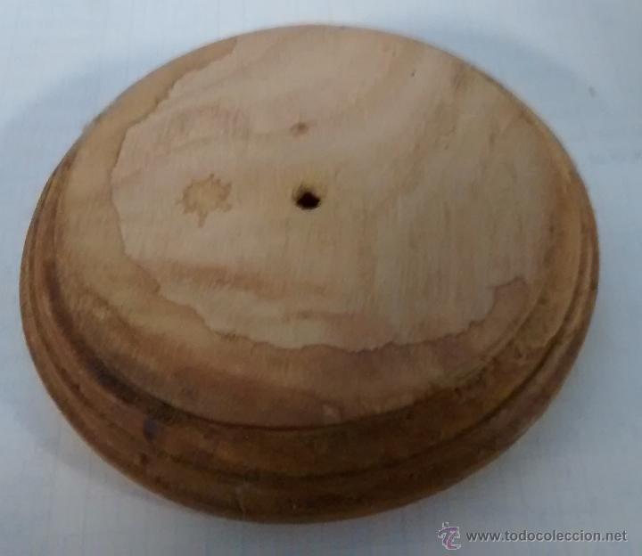 Antig&uuml;edades: Peana de madera de roble 11 cm - Foto 2
