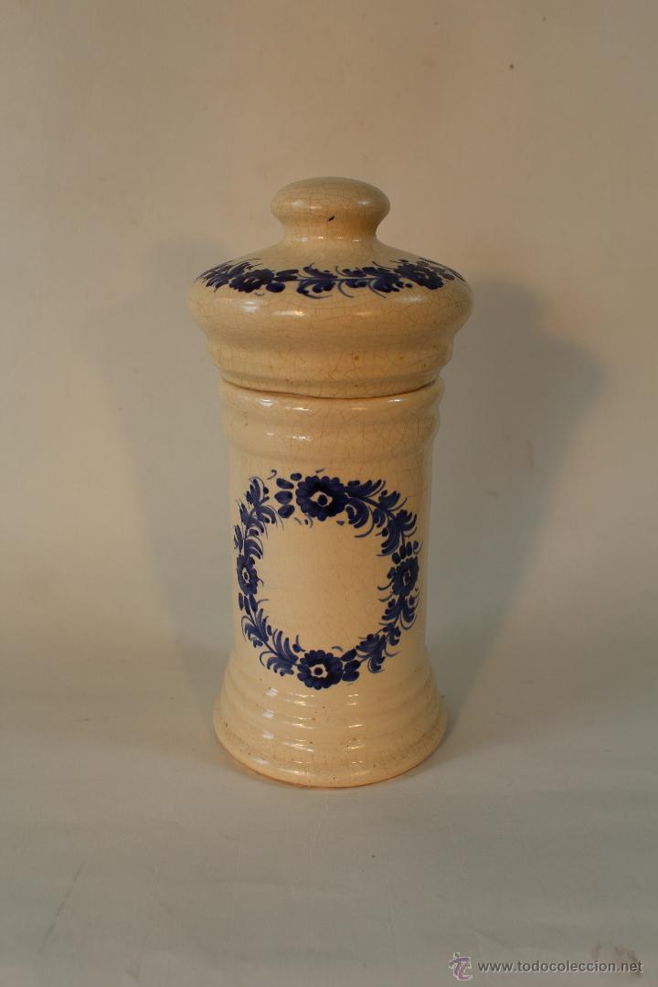Antig&uuml;edades: albarelo en ceramica - Foto 1