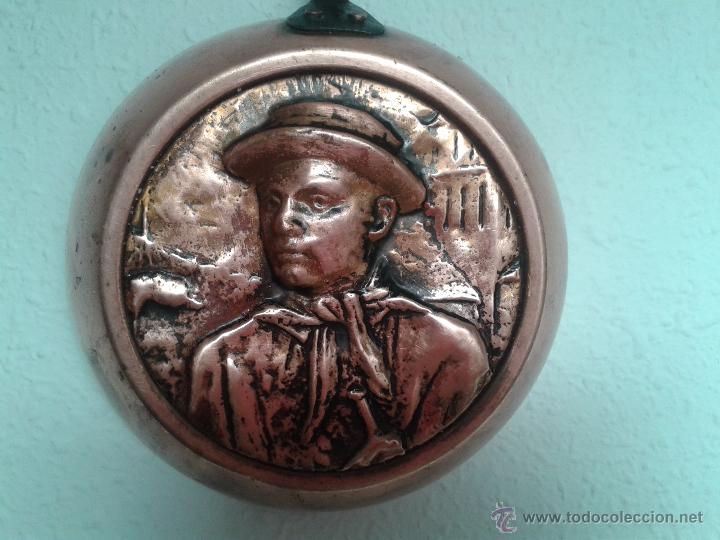 Antig&uuml;edades: SARTEN EN COBRE DECORATIVA - Foto 1