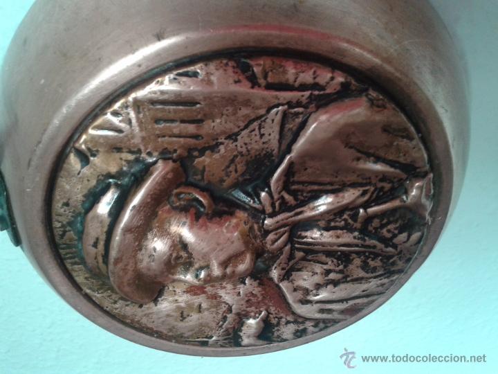 Antig&uuml;edades: SARTEN EN COBRE DECORATIVA - Foto 2
