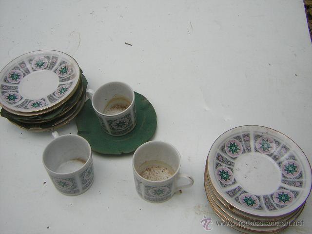 Antig&uuml;edades: 12 platos once tazas - Foto 1