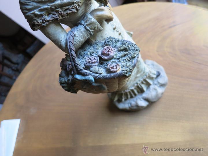Antig&uuml;edades: FIGURA DE MUJER ,ESCUELA DE BENLLIURE - Foto 3