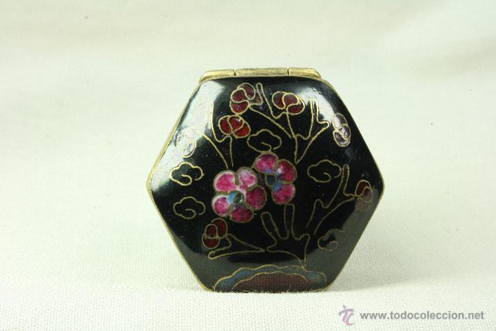 Antig&uuml;edades: Caja esmalte cloisonn&eacute; peque&ntilde;a. - Foto 1