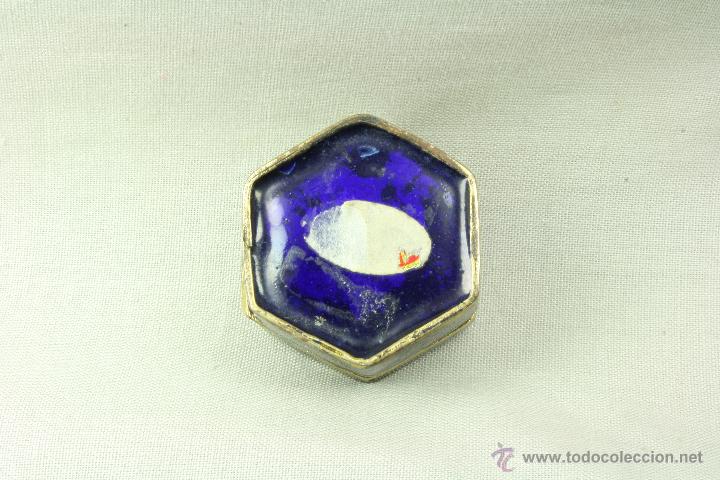 Antig&uuml;edades: Caja esmalte cloisonn&eacute; peque&ntilde;a. - Foto 3